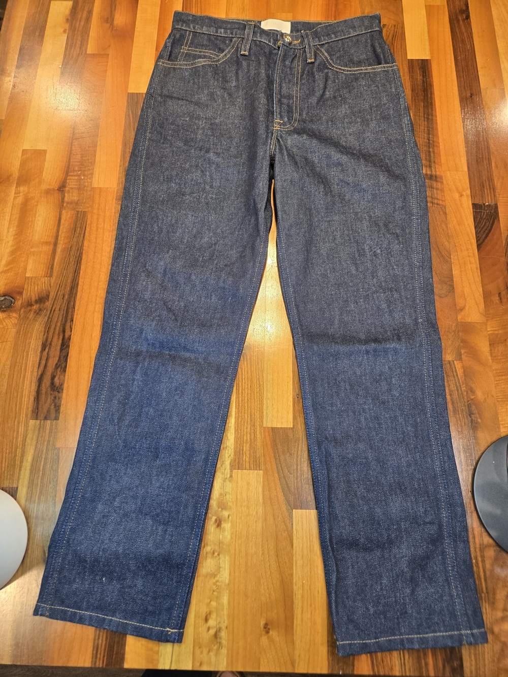 FRAME Le Italien High Rise True Straight Denim Jeans 25